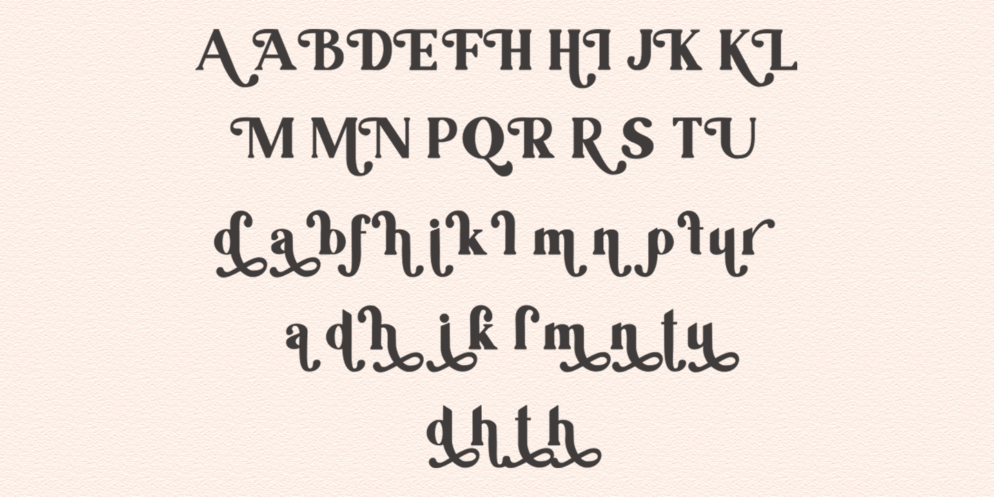 Example font Ragila #3